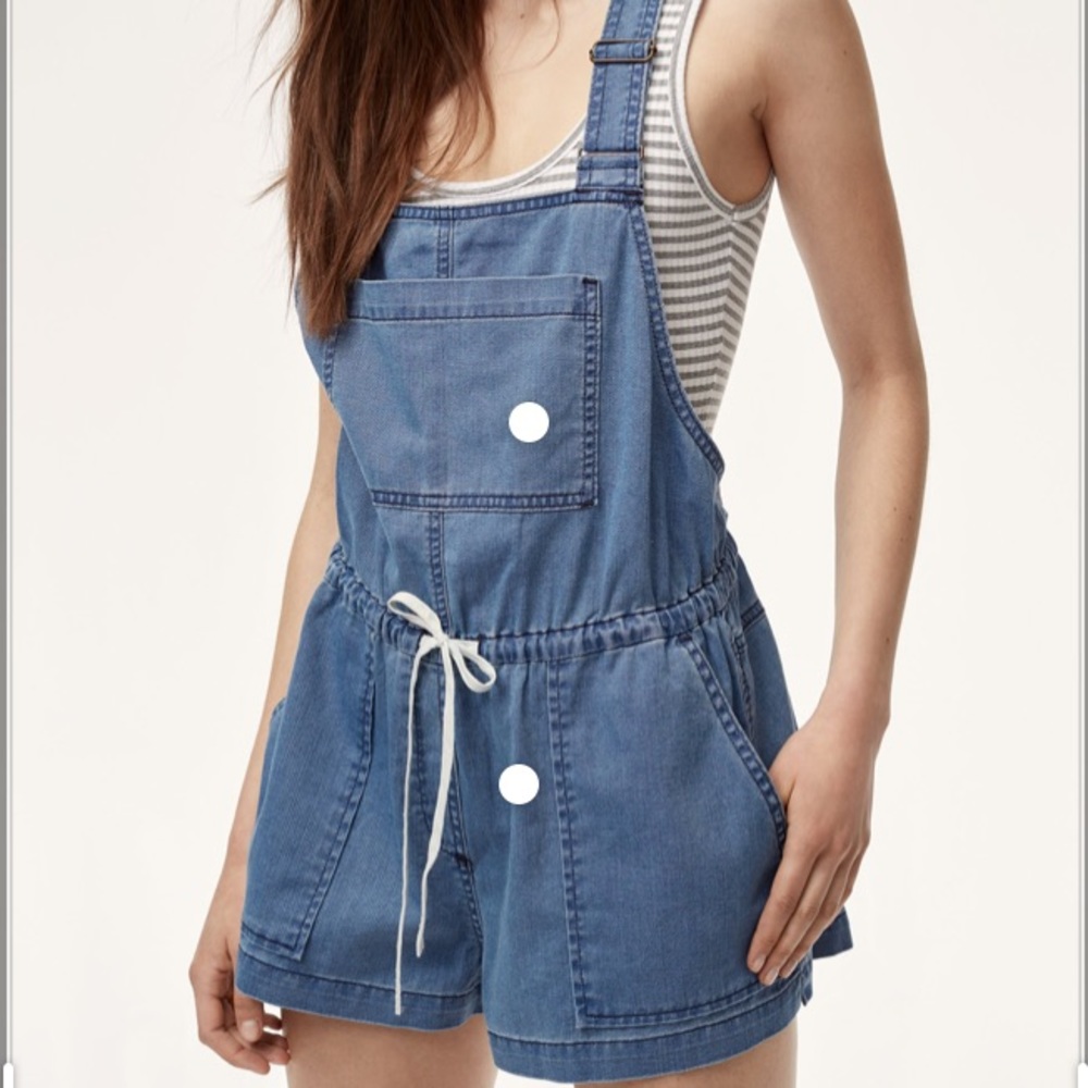 Denim Blue Women's Utility Romper